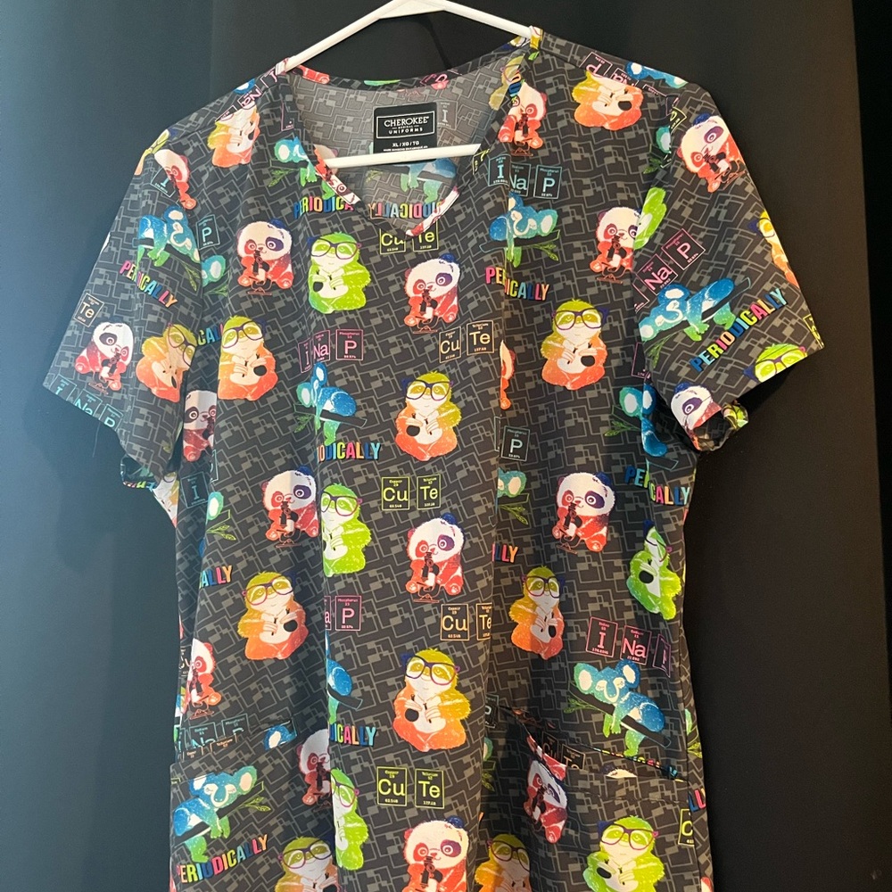 women’s xl scrub top